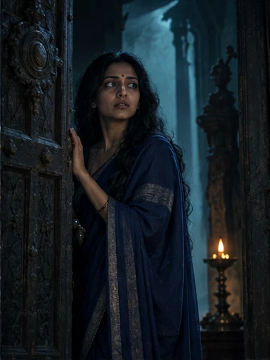 Original Indian supernatural mystery concept scene