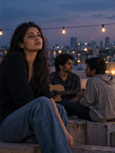 Original Indian youth drama concept scene